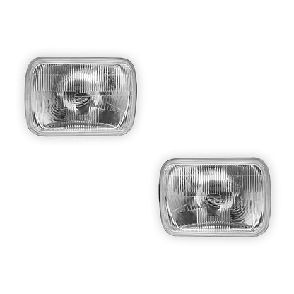 Toyota 4 Runner N120 / N130 (1988 - 1991) Headlights with H4 Globe Glass Lens LH + RH