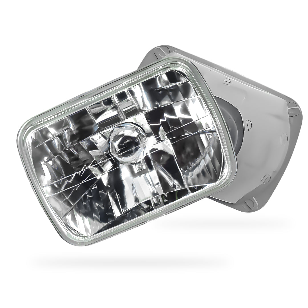 Toyota Surf N130 (1989 - 1991) Headlights with H4 Globe Glass Lens LH + RH