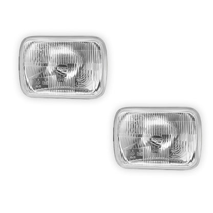 Toyota Surf N130 (1989 - 1991) Headlights with H4 Globe Glass Lens LH + RH