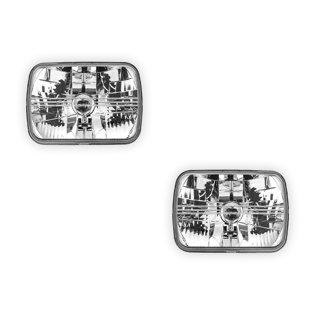 Toyota LiteAce M20 / M30 (1983 - 1989) Headlights with H4 Globe Glass Lens LH + RH