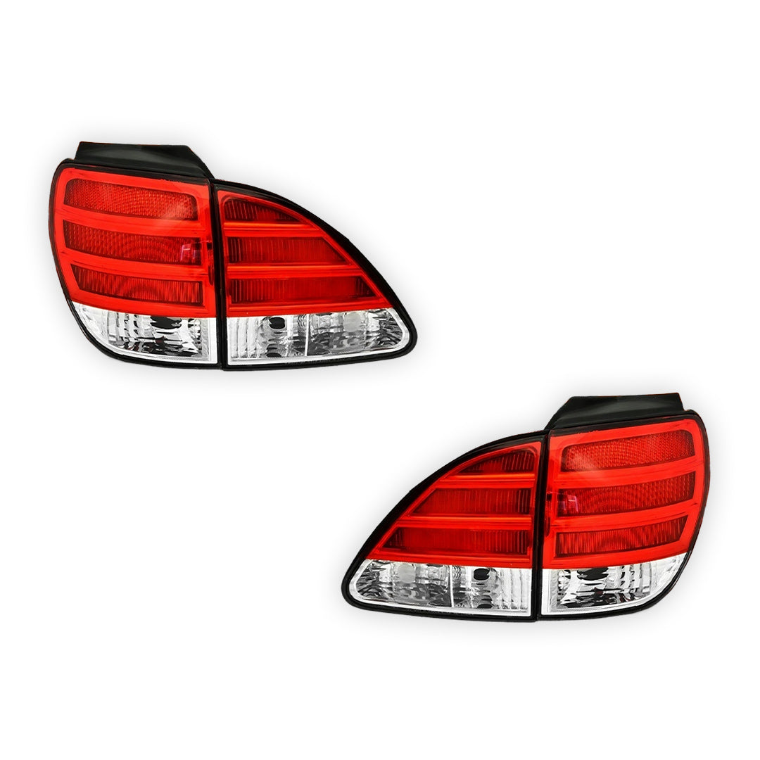 Lexus RX GSU / MCU / MHU (1999 - 2003) Clear Red LED Tail Lights with Garnish LH + RH