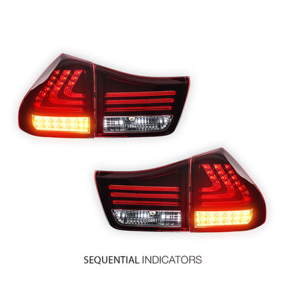 Lexus RX GSU / MCU / MHU (2003 - 2008) 3D LED Stripe Bar Tail Lights LH + RH