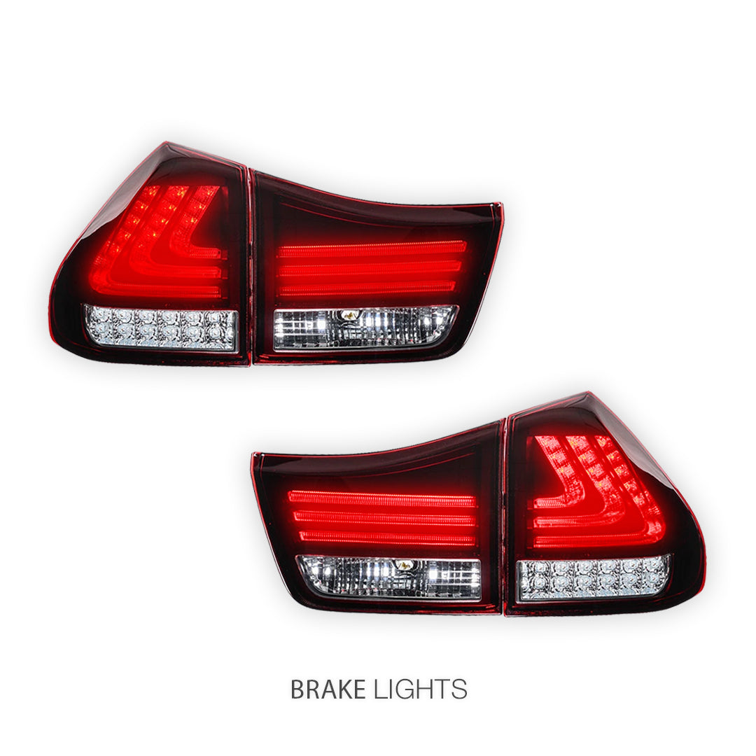 Lexus RX GSU / MCU / MHU (2003 - 2008) 3D LED Stripe Bar Tail Lights LH + RH