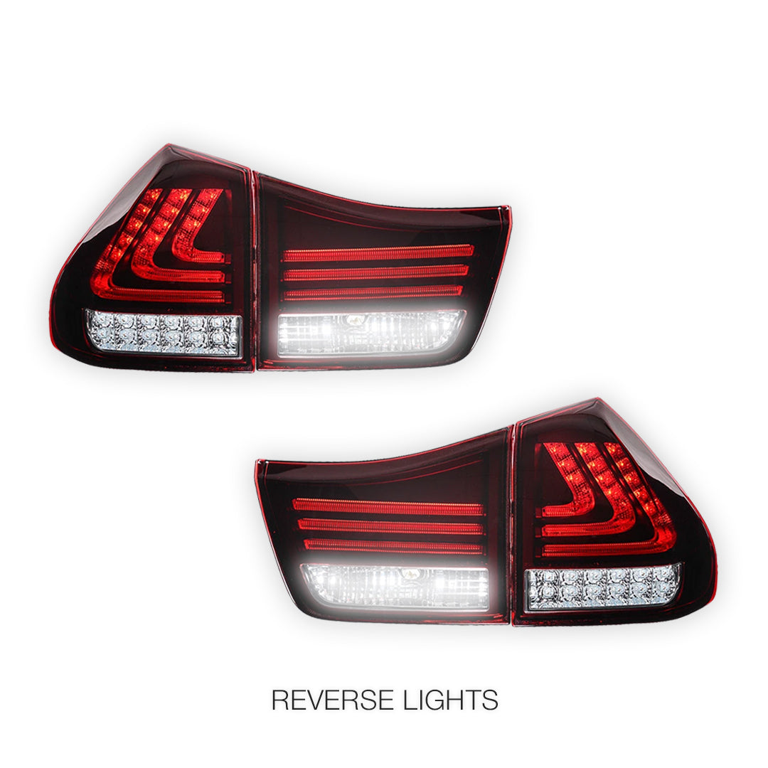 Lexus RX GSU / MCU / MHU (2003 - 2008) 3D LED Stripe Bar Tail Lights LH + RH
