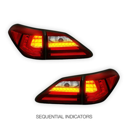Lexus RX GSU / MCU / MHU / AGL / GGL / GYL (2008 - 2015) Sequential 3D LED Stripe Bar Tail Lights LH + RH