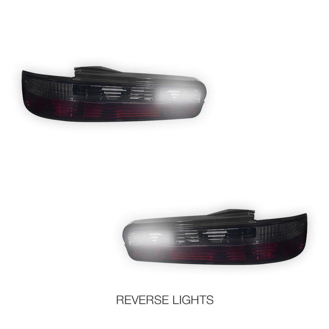 Nissan Silvia S13 (1988 - 1993) JDM Smoked Red Halogen Tail Lights LH + RH