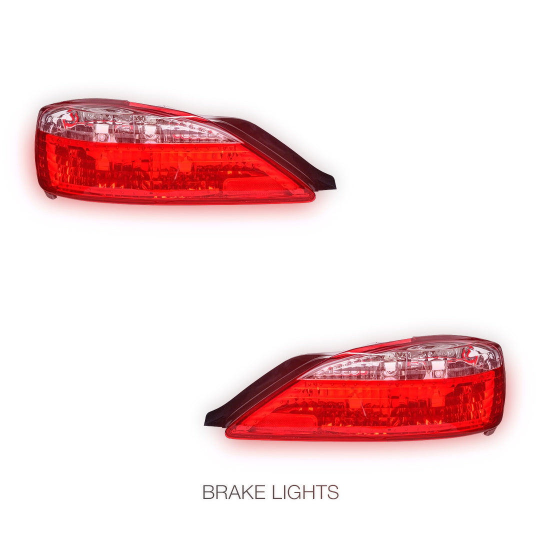 Nissan Silvia S15 (1999 - 2001) Crystal Eye Clear Red LED Tail Lights LH + RH