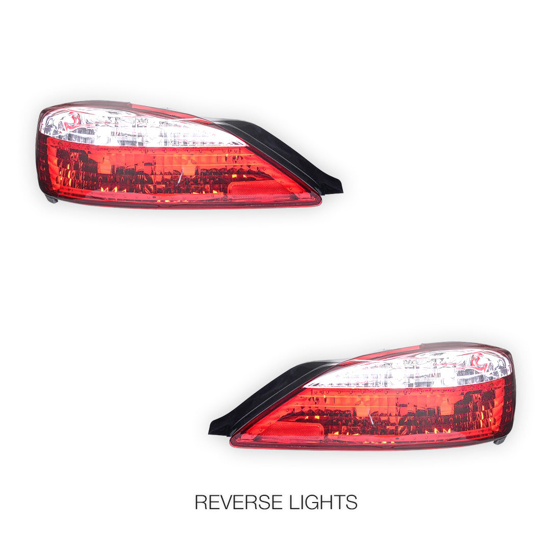 Nissan Silvia S15 (1999 - 2001) Crystal Eye Clear Red LED Tail Lights LH + RH