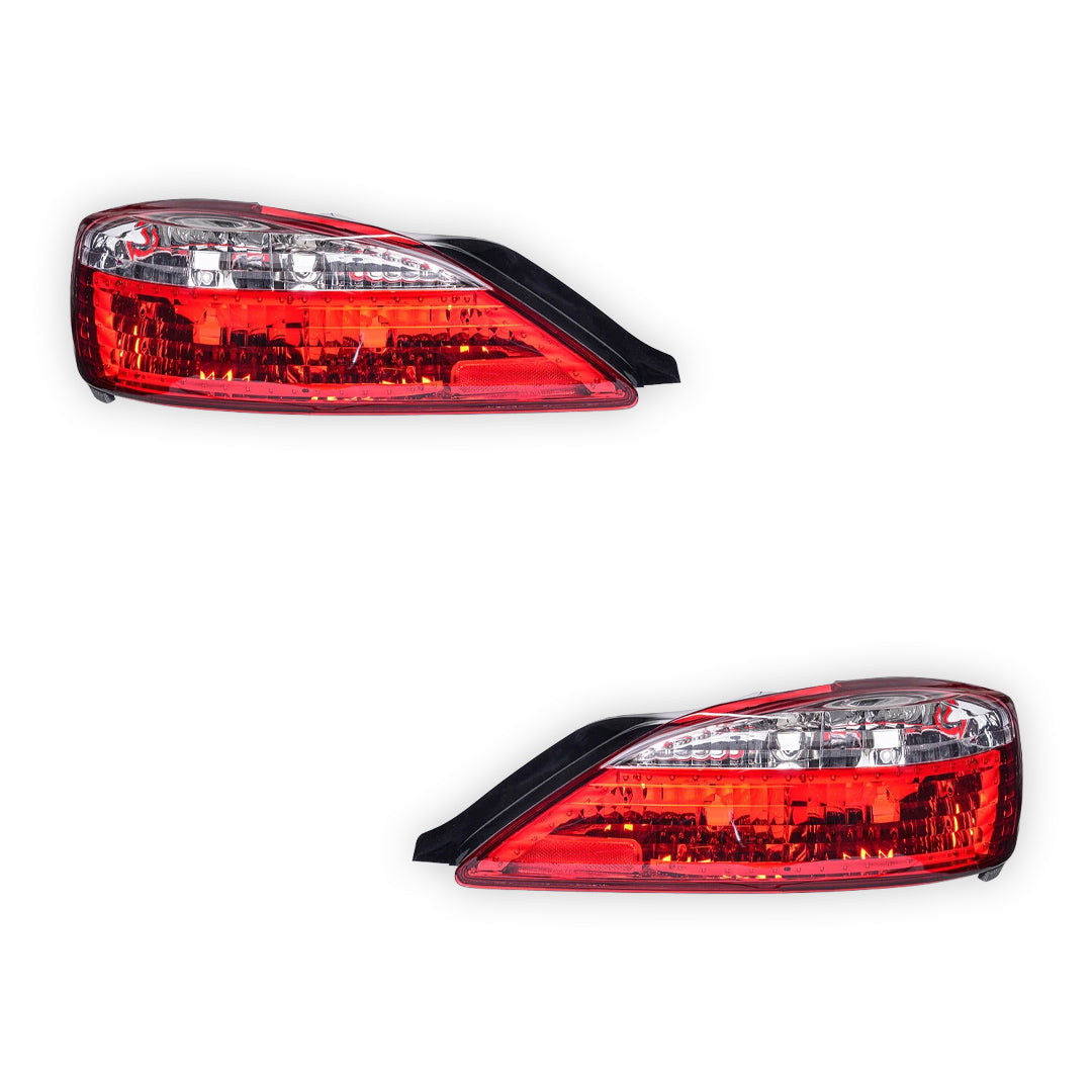 Nissan Silvia S15 (1999 - 2001) Crystal Eye Clear Red LED Tail Lights LH + RH