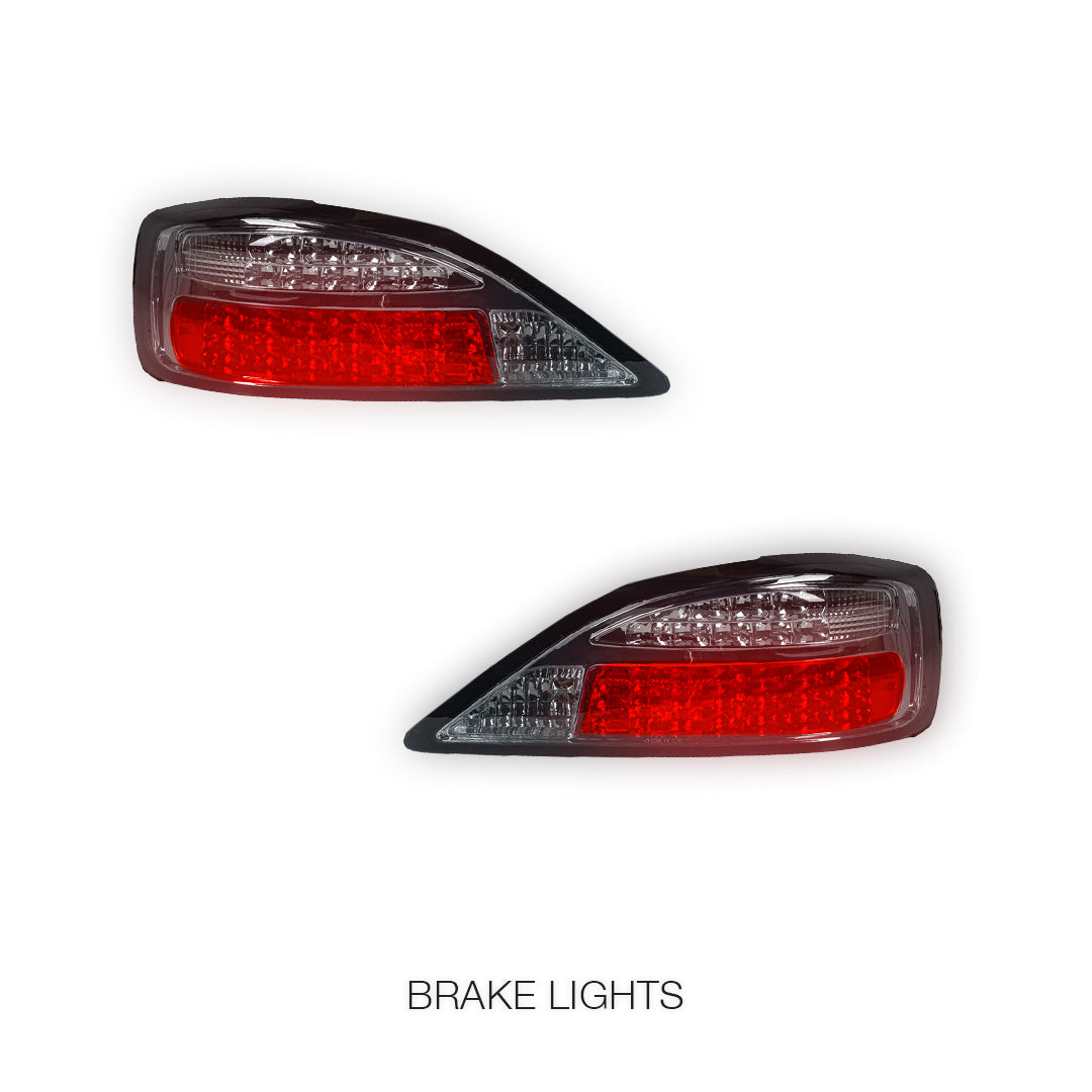 Nissan Silvia S15 (1999 - 2001) YASHIO Factory Smoked Sequential LED Tail Lights LH + RH