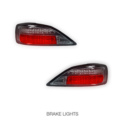 Nissan Silvia S15 (1999 - 2001) YASHIO Factory Smoked Sequential LED Tail Lights LH + RH