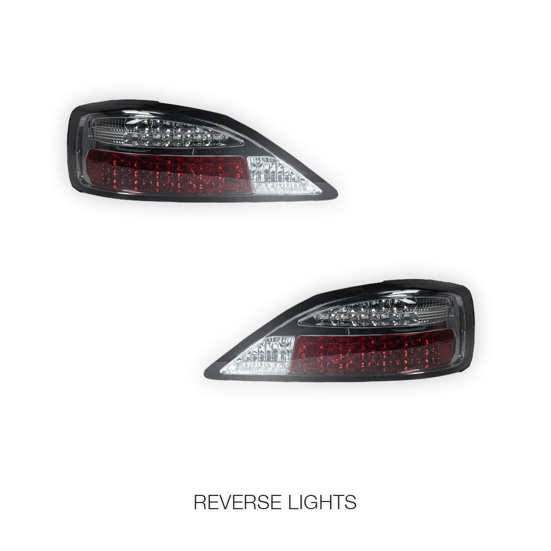 Nissan Silvia S15 (1999 - 2001) YASHIO Factory Smoked Sequential LED Tail Lights LH + RH