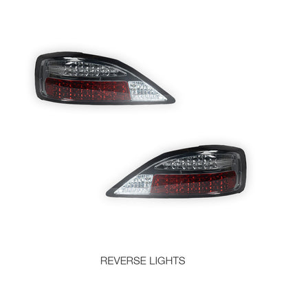 Nissan Silvia S15 (1999 - 2001) YASHIO Factory Smoked Sequential LED Tail Lights LH + RH