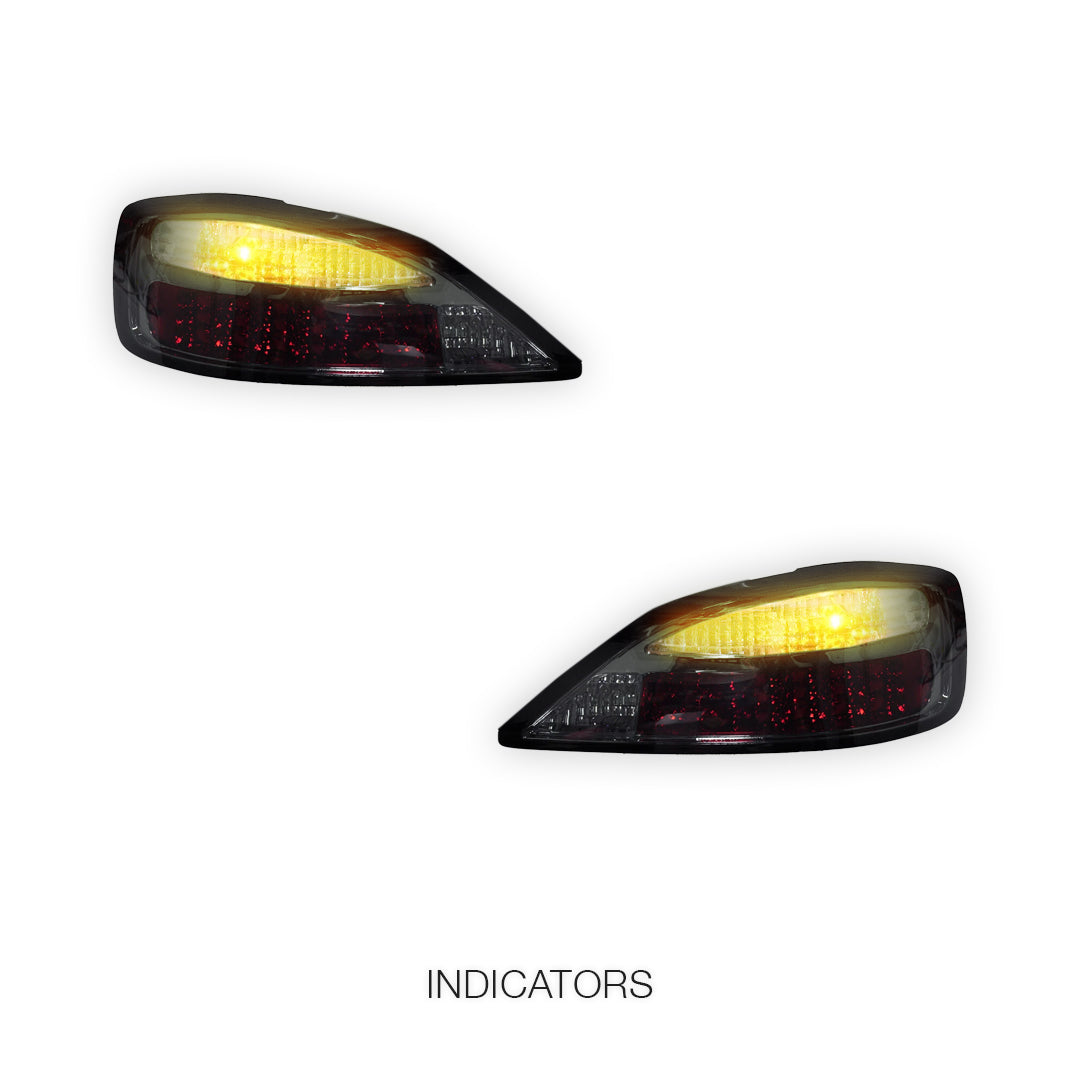 Nissan Silvia S15 (1999 - 2001) YOSHIO Style Smoked LED Tail Lights LH + RH