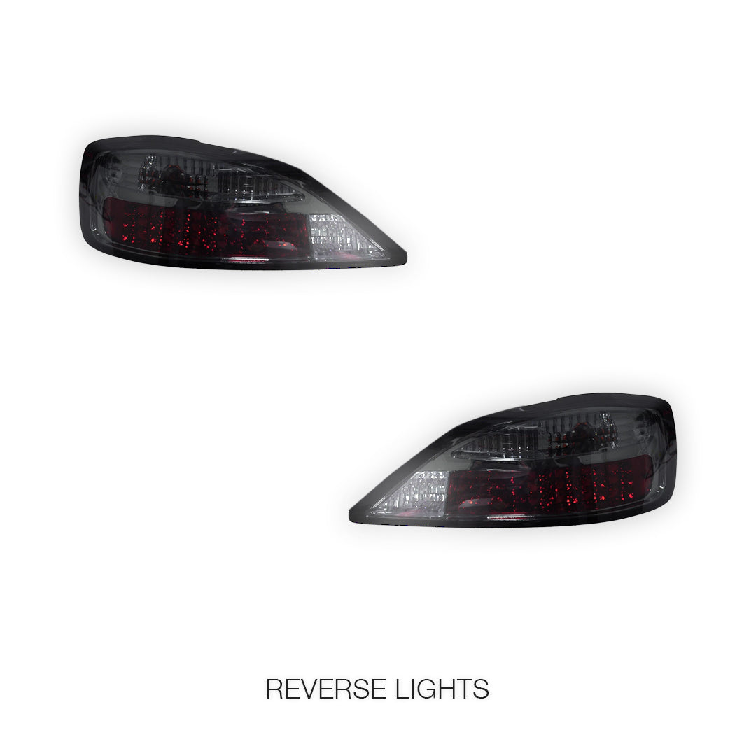 Nissan Silvia S15 (1999 - 2001) YOSHIO Style Smoked LED Tail Lights LH + RH