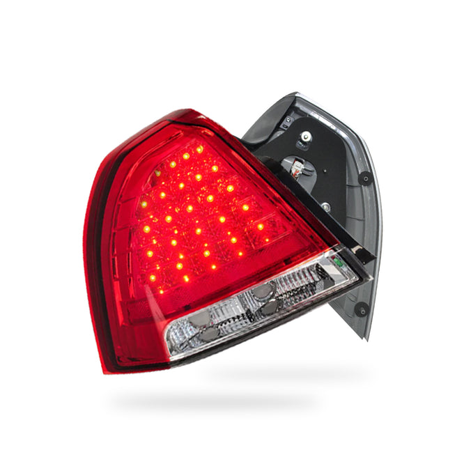 Holden Statesman WM (2006 - 2010) Clear Red LED Tail Lights LH + RH