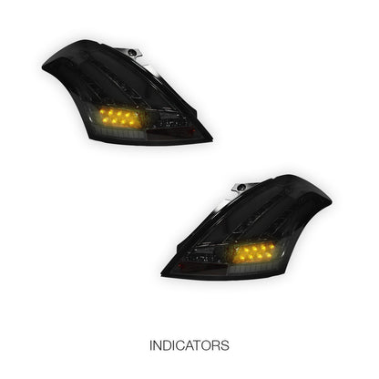 Suzuki Swift FZ (2011 - 2017) LED Tail Lights LH + RH