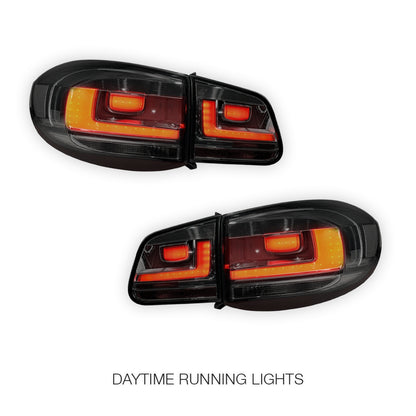 Volkswagen Tiguan N5 (2008 - 2011) Update Style LED 3D Stripe Bar Tail Lights LH + RH