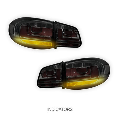 Volkswagen Tiguan N5 (2008 - 2011) Update Style LED 3D Stripe Bar Tail Lights LH + RH