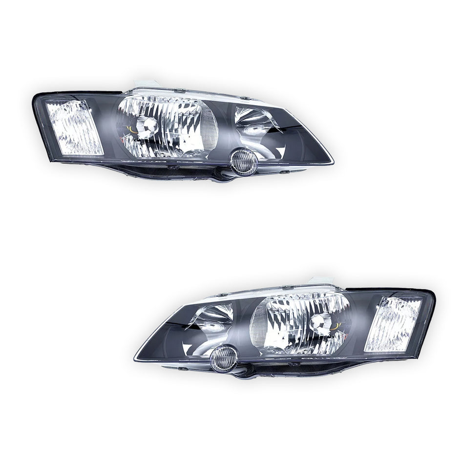 Holden Commodore VY (2002 - 2004) Black Headlights LH + RH