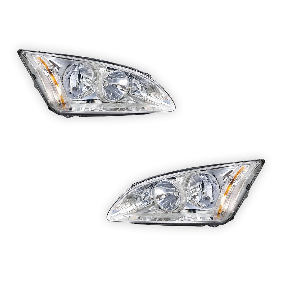 Ford Focus LS / LT Emark (2005 - 2009) Chrome Headlights LH + RH