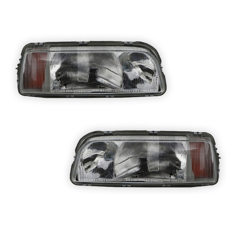 Ford FPV FG Series 1 (2008 - 2011) Black Non-Projector Headlights LH + RH