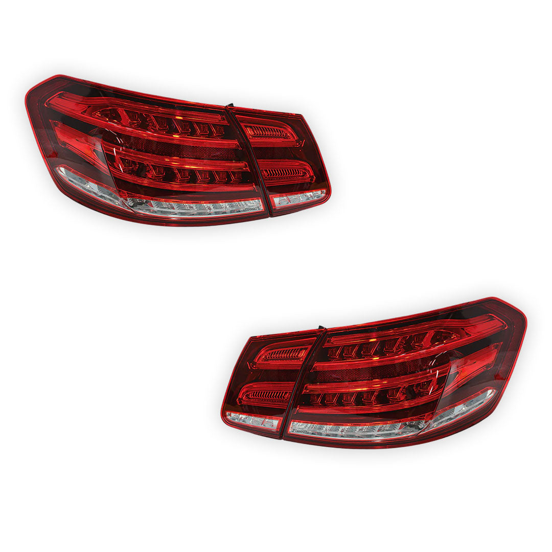 Mercedes-Benz E-Class W212 (2009 - 2013) E63S AMG Facelift Style Full LED Tail Lights LH + RH