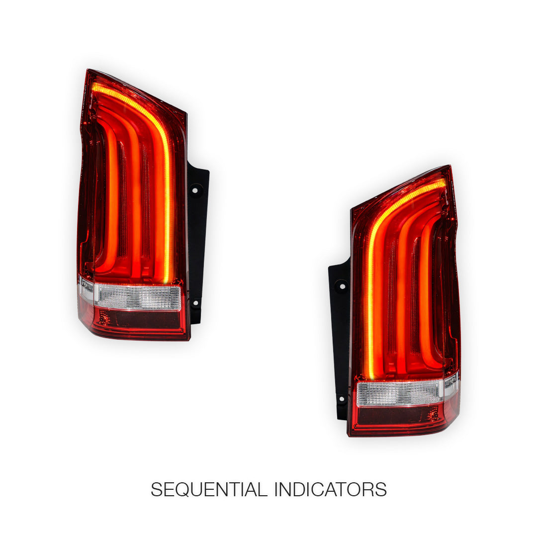 Mercedes-Benz Valente W447 (2015 - 2024) Sequential LED Tail Lights LH + RH