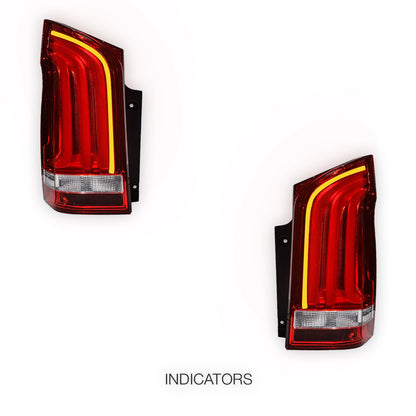 Mercedes-Benz V-Class W447 (2015 - 2024) Sequential LED Tail Lights LH + RH