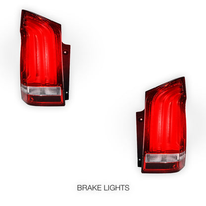 Mercedes-Benz V-Class W447 (2015 - 2024) Sequential LED Tail Lights LH + RH