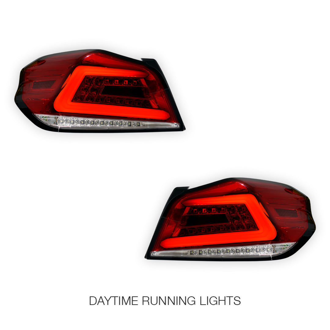Subaru WRX VA (2014 - 2021) Sequential LED 3D Stripe Bar Tail Lights LH + RH