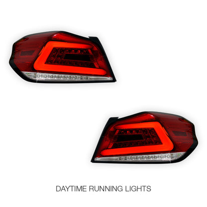 Subaru WRX VA (2014 - 2021) Sequential LED 3D Stripe Bar Tail Lights LH + RH