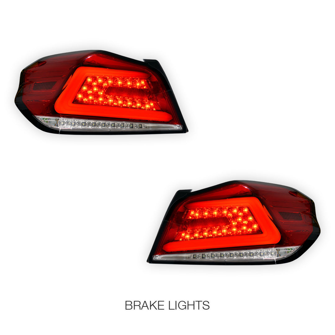 Subaru WRX VA (2014 - 2021) Sequential LED 3D Stripe Bar Tail Lights LH + RH