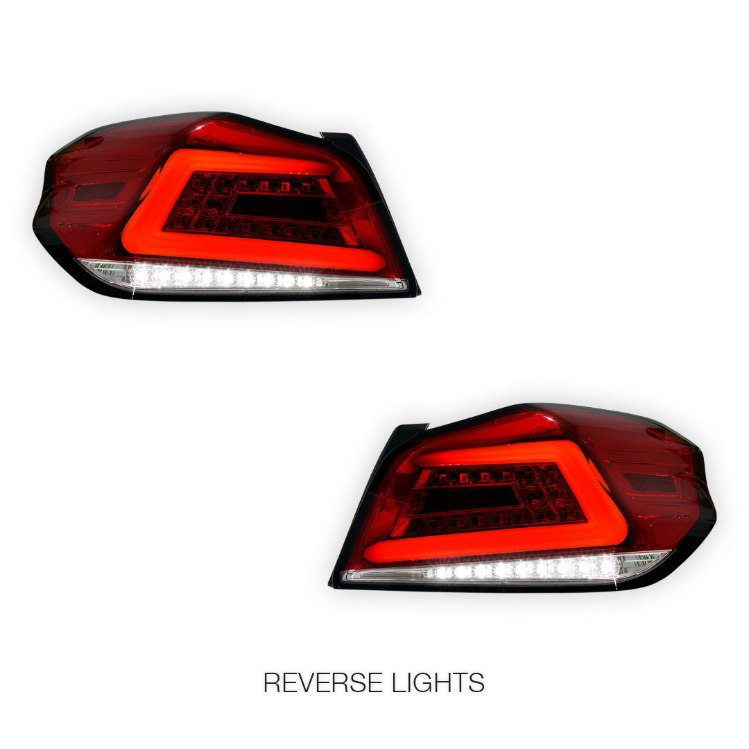 Subaru WRX VA (2014 - 2021) Sequential LED 3D Stripe Bar Tail Lights LH + RH
