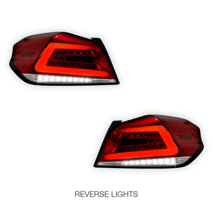 Subaru WRX VA (2014 - 2021) Sequential LED 3D Stripe Bar Tail Lights LH + RH
