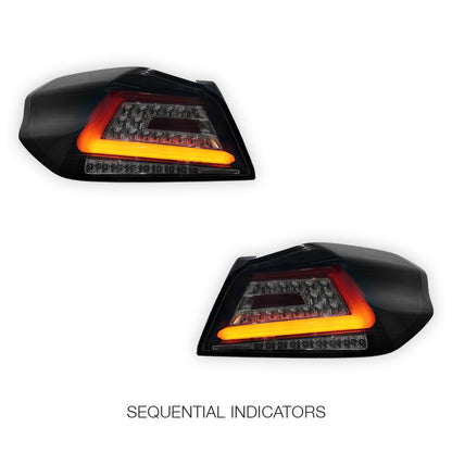Subaru WRX VA (2014 - 2021) Sequential LED 3D Stripe Bar Tail Lights LH + RH