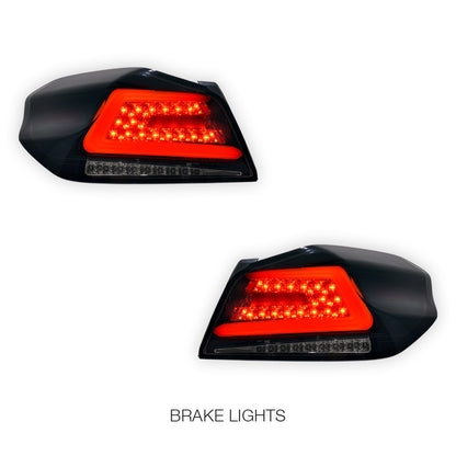 Subaru WRX VA (2014 - 2021) Sequential LED 3D Stripe Bar Tail Lights LH + RH