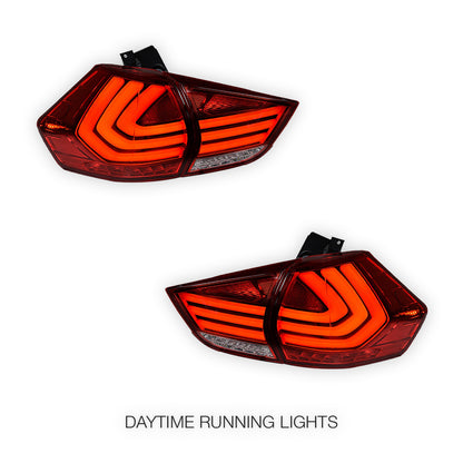Nissan X-Trail T32 (2014 - 2017) Full Red LED 3D Stripe Bar Tail Lights LH + RH