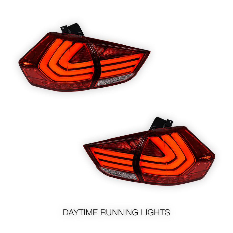 Nissan X-Trail T32 (2014 - 2017) Full Red LED 3D Stripe Bar Tail Lights LH + RH