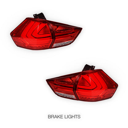 Nissan X-Trail T32 (2014 - 2017) Full Red LED 3D Stripe Bar Tail Lights LH + RH