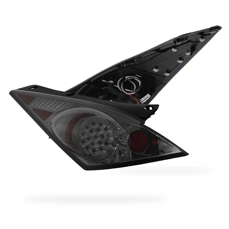 Nissan 350Z Z33 (2003 - 2005) Full Smoked LED Tail Lights LH + RH