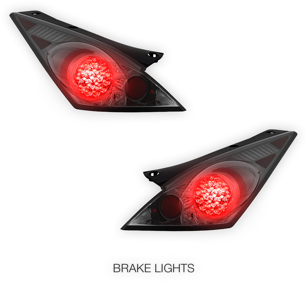 Nissan 350Z Z33 (2003 - 2005) Full Smoked LED Tail Lights LH + RH