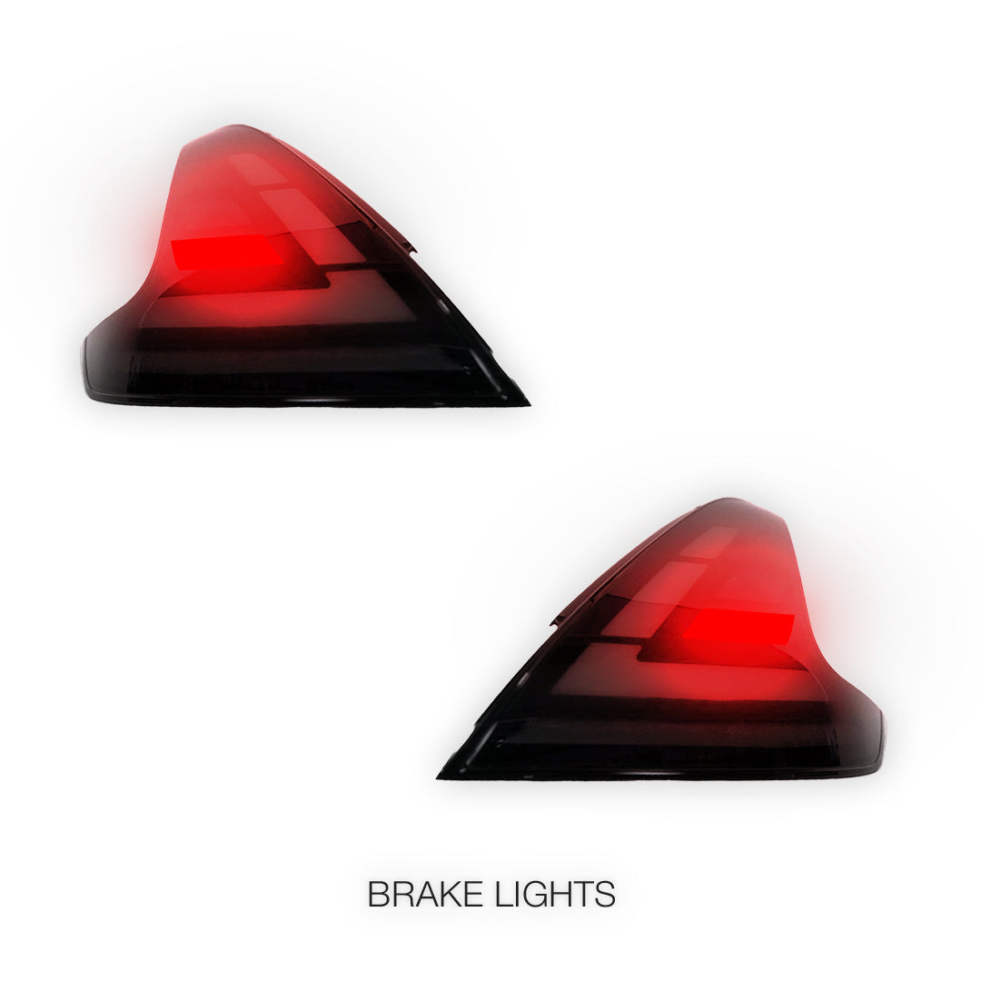 Nissan 370Z Z34 (2008 - 2021) Smoked Sequential Full LED Tail Lights LH + RH