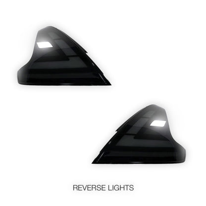 Nissan 370Z Z34 (2008 - 2021) Smoked Sequential Full LED Tail Lights LH + RH