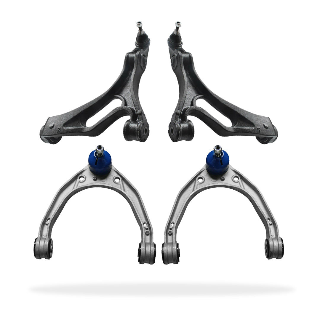 Volkswagen Touareg 7L / 7P (2002 - 2010) Front Upper and Lower Control Arms LH + RH