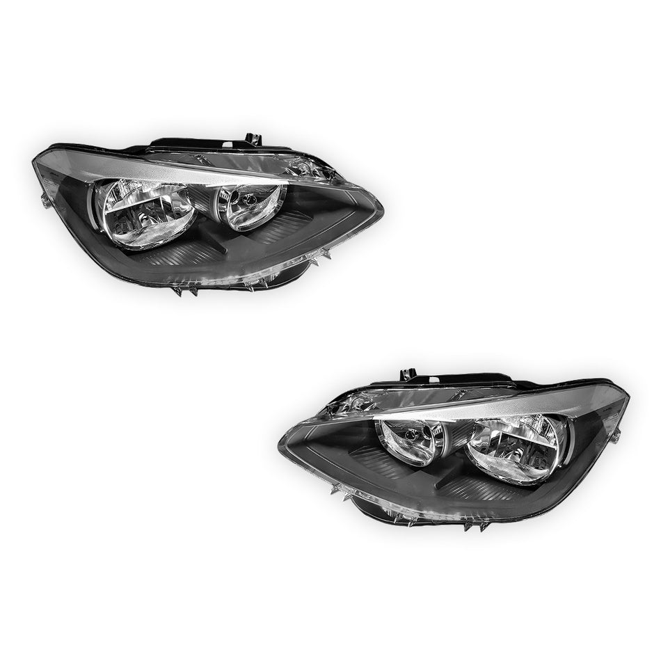 BMW 1 Series F20 (2011 - 2015) Non-Xenon Non-Projector Headlights LH + RH