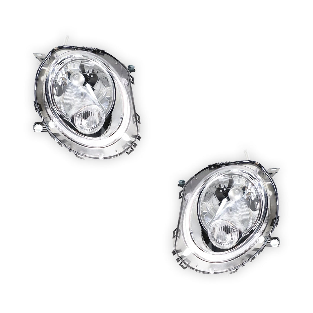 Mini Cooper R56 / R57 Hard Top & Soft Top (2007 - 2013) Clear Headlights LH + RH