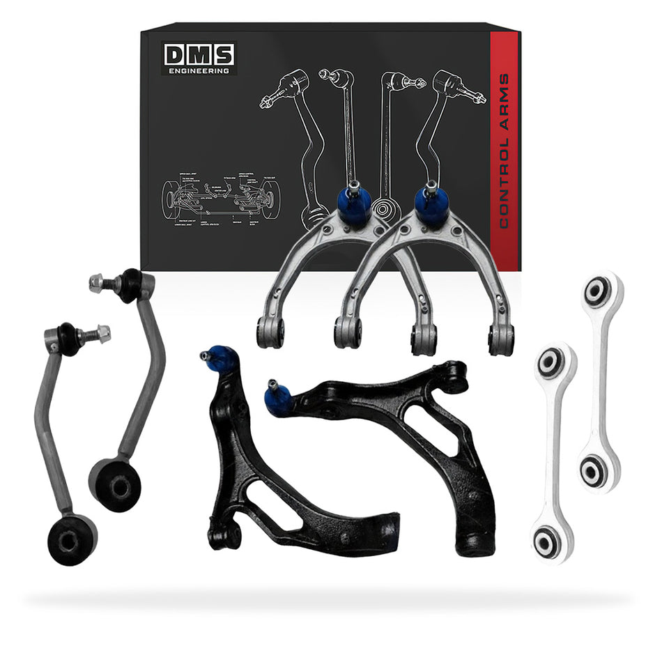 Porsche Cayenne 9PA (2003 - 2008) Front Upper and Lower Control Arms + Sway Bar Links and Stabilizer LH + RH