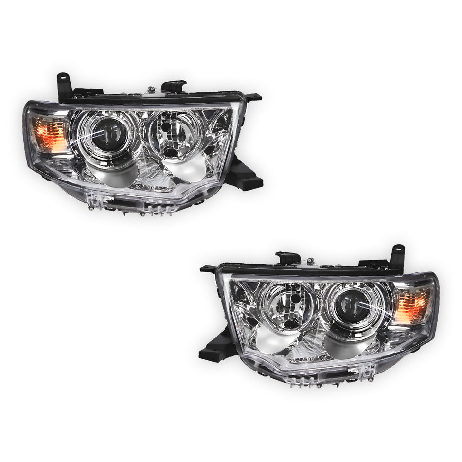Mitsubishi Challenger PB (2009 - 2013) Genuine Xenon Headlights LH + RH