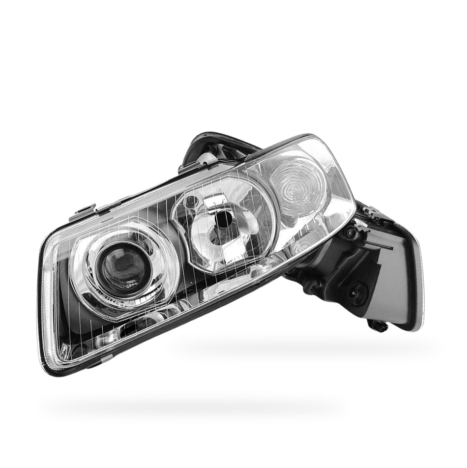 Audi A3 8L (2000 - 2003) Black / Chrome Non-Xenon OEM Style Headlights LH + RH
